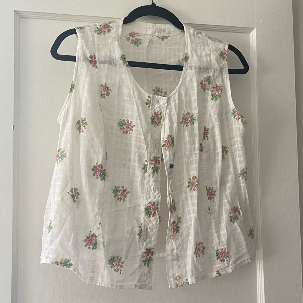 Vintage Floral Tank